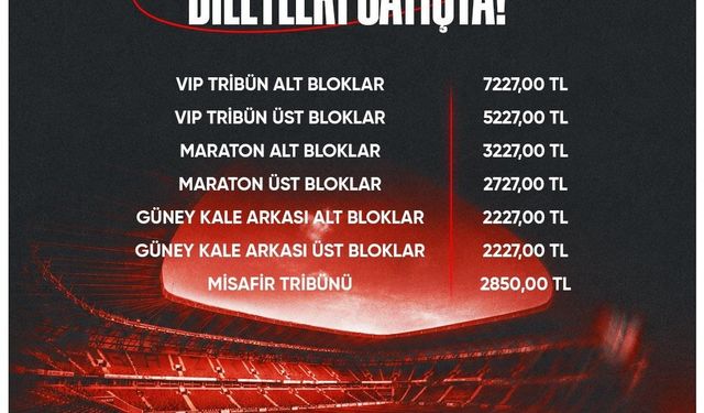 Gaziantep FK - Fenerbahçe maçı biletleri satışa çıktı