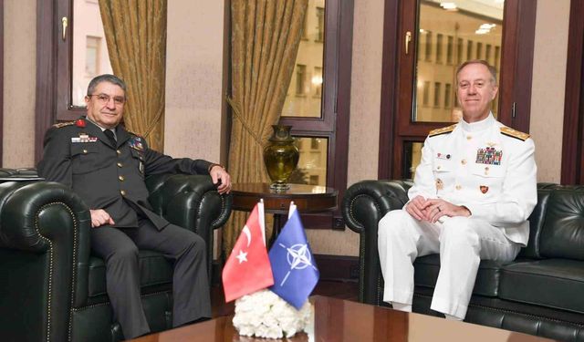 Genelkurmay Başkanı Bayraktaroğlu NATO Napoli Müşterek Kuvvet Komutanı Wikoff'u kabul etti