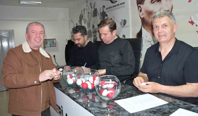 Kayseri'de 1. Amatör Küme fikstürü 15 Eylül'de çekilecek