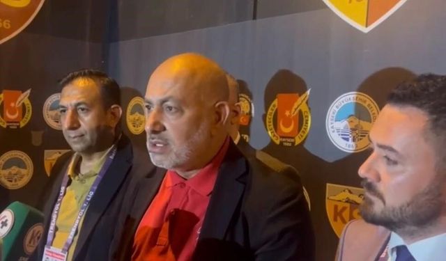 Kayserispor Başkanı Ali Çamlı: 'Sağlam ve emin adımlarla hedefe yürüyoruz'