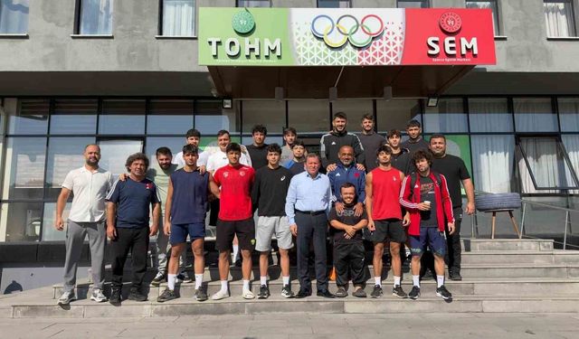 Keçiören Grekoromen Güreş Takımı Kayseri'de kamp yapıyor