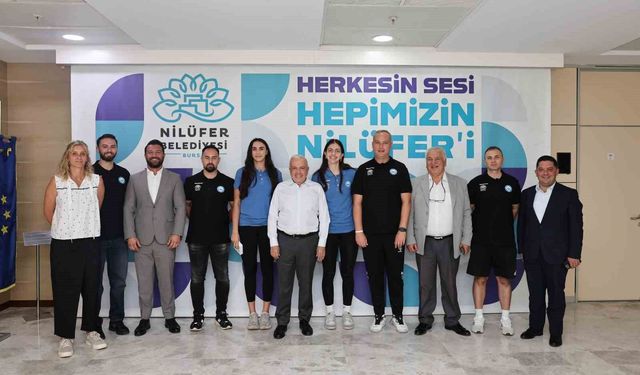 Nilüfer Belediyesporlu milli sporculara Başkan Şadi Özdemir'den tebrik