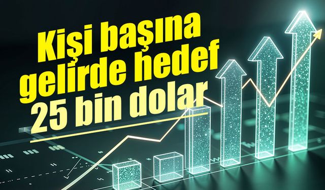 Yılmaz açıkladı: Kişi başına gelir hedefi 25 bin dolar
