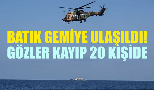 KKTC’de batan feribotun enkazına ulaşıldı: Gözler kayıp 20 kişide