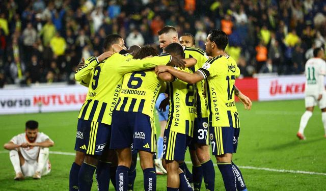 Fenerbahçe'den Alanyaspor'a karşı 10 maçlık seri