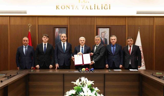 Konya'da 'Gençliğin Gücü, Konyaspor'un Gücü' protokolü imzalandı