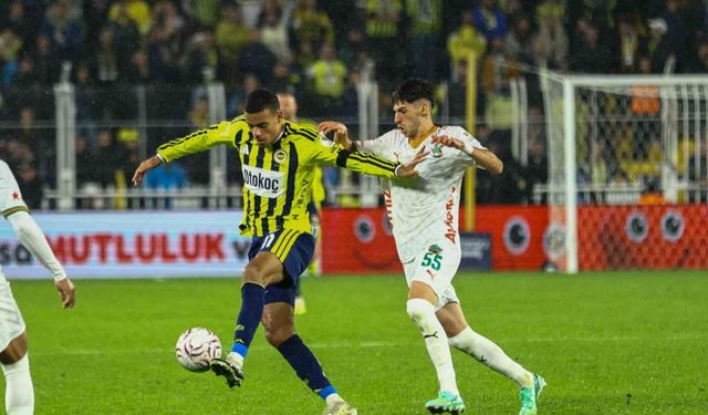 Trendyol Süper Lig: Fenerbahçe: 3 - Corendon Alanyaspor: 0 (Maç sonucu)