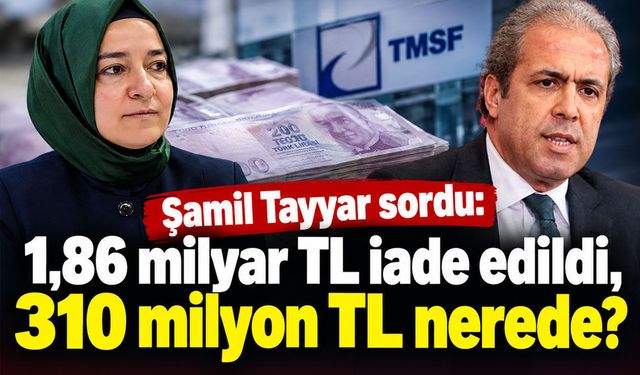 Fatma Betül Sayan Kaya 1,86 milyar TL iade etti, 310 milyon TL nerede?