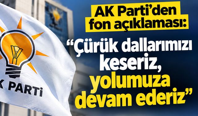 Kürşad Zorlu'dan fon meselesine ilişkin açıklama