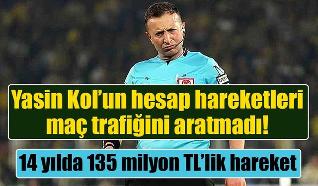 Yasin Kol hakkında MASAK raporu ortaya çıktı: 14 yılda 135 milyon TL’lik işlem hacmi