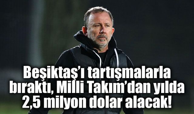 Sergen Yalçın’ın Milli Takım maaşı ortaya çıktı: 4 yılda 10 milyon dolar