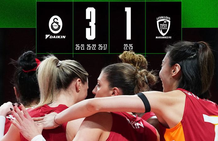 Galatasaray Daikin, CEV Kupası'nda yarı finalde