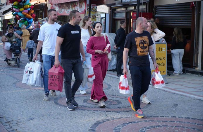 Edirne'de bahar yoğunluğu: Yerli ve yabancı turist akını