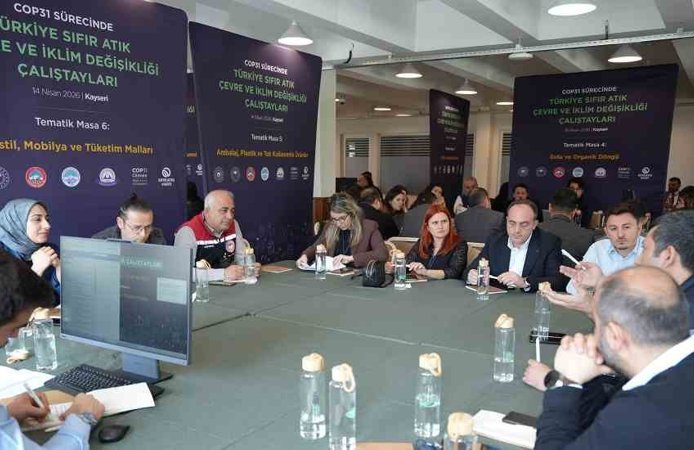 Kayseri’de Sıfır Atık Vizyonu, 15 Tematik Masada Çok Paydaşlı Yaklaşımla Şekillendi