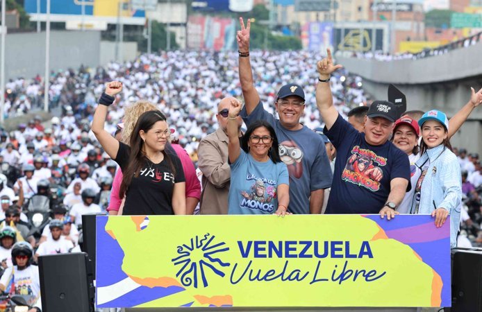 Venezuela’da yaptırım karşıtı yürüyüş Karakas’ta sona erdi