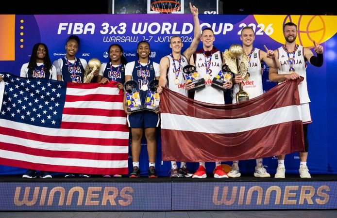 Letonya ve ABD, FIBA 3x3 Dünya Kupası 2026’da şampiyon oldu
