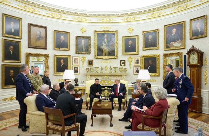 ABD Başkanı Trump, Beyaz Saray'da Zelenskiy ile görüştü