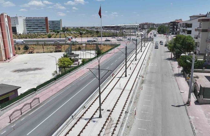 Başkan Altay: 'Adliye-Şehir Hastanesi tramvay uzatma hattında test sürüşleri öncesi son aşamaya geldik'