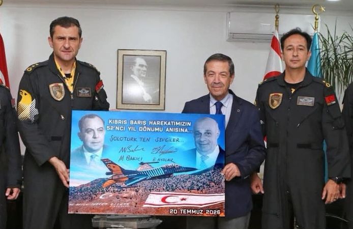 KKTC Dışişleri Bakanı Ertuğruloğlu: 'Türk F-16'ları ile büyük gurur duyuyoruz'