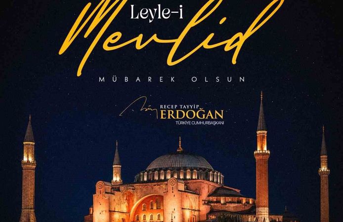 Cumhurbaşkanı Erdoğan'dan Mevlid Kandili mesajı