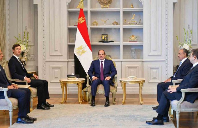 Trump'ın damadı Kushner, Mısır Cumhurbaşkanı es-Sisi ile görüştü