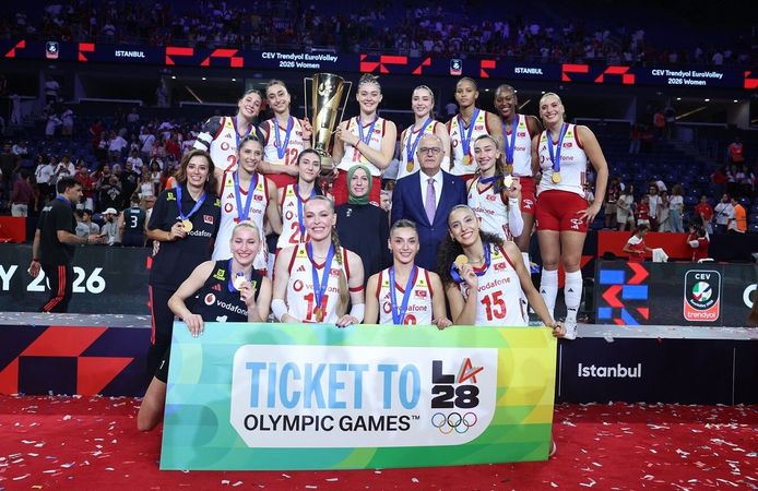 A Milli Kadın Voleybol Takımı, Los Angeles 2028 Olimpiyat Oyunları biletini aldı