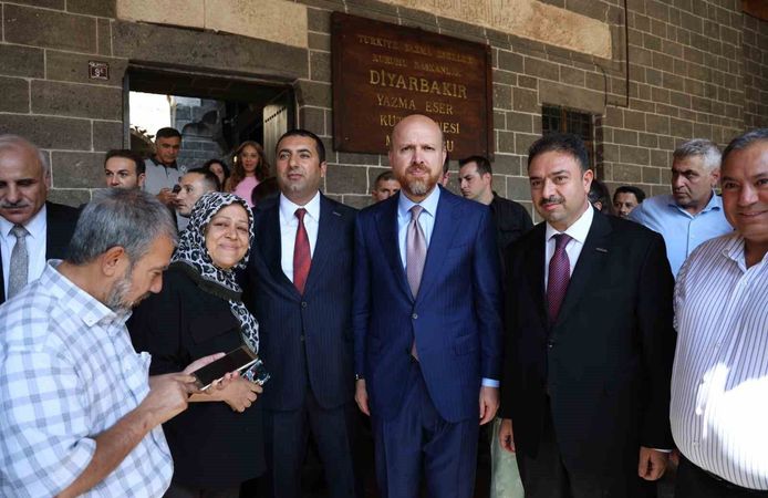 Bilal Erdoğan: ''Her kesimin sürece destek vermesi önemli''