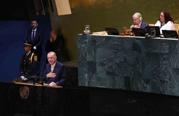 Cumhurbaşkanı Erdoğan: 'Filistin halkının mücadelesini bu kürsüden dünyaya duyurmaya devam edeceğiz'