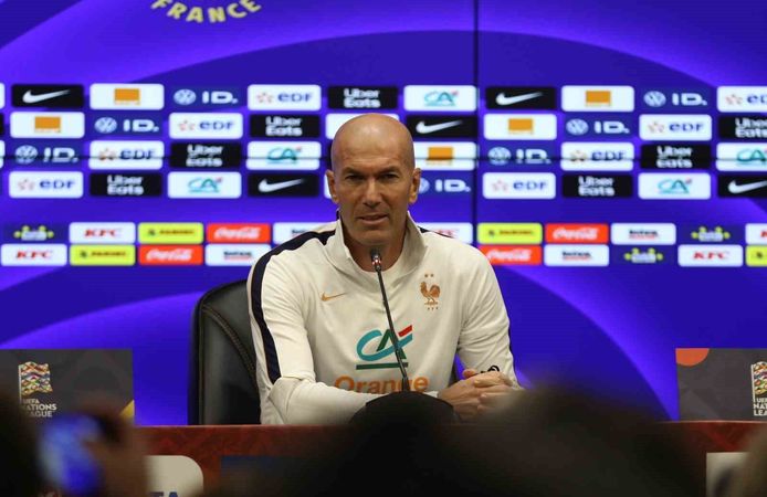 Zinedine Zidane: 'Zidane oyunu diye bir şey yok. Yarın herkes Fransa takımını görecek'