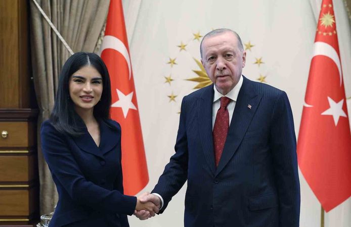 Cumhurbaşkanı Erdoğan, Özbekistan Cumhurbaşkanlığı İdaresi Başkanı Mirziyoyeva'yı kabul etti