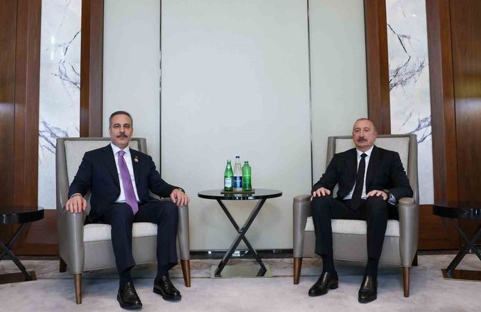 Dışişleri Bakanı Fidan, Azerbaycan Cumhurbaşkanı Aliyev tarafından kabul edildi