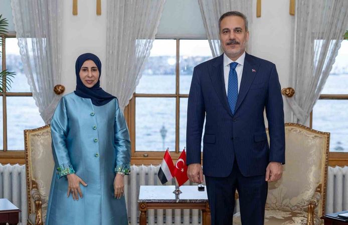 Dışişleri Bakanı Fidan, Yemen Dışişleri Bakanı Al-Zuba ile bir araya geldi