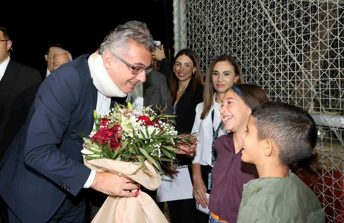 KKTC Cumhurbaşkanı Erhürman ile Rum lider Hristodulidis, Barış Festivali'nde bir araya geldi