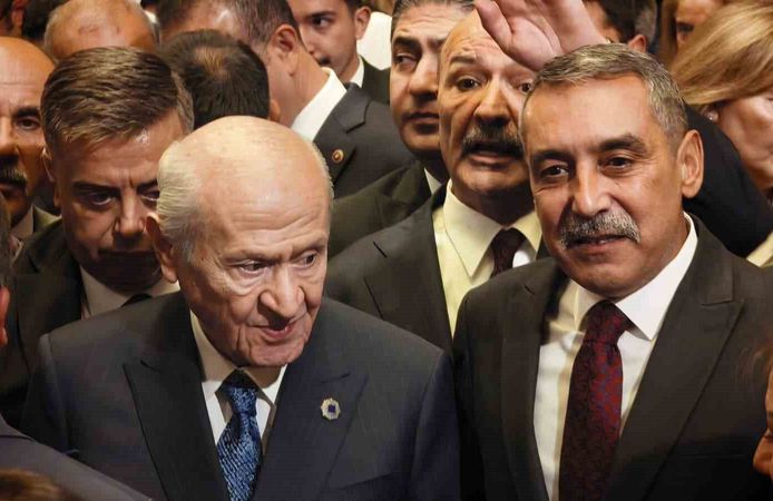 MHP Lideri Bahçeli: 'Yeni Partinin Cumhurbaşkanımız salondayken ayrılması siyasi açıdan doğru olmamıştır'