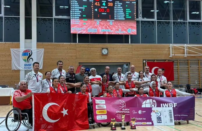 Tekerlekli sandalye basketbolunda Avrupa şampiyonluğu