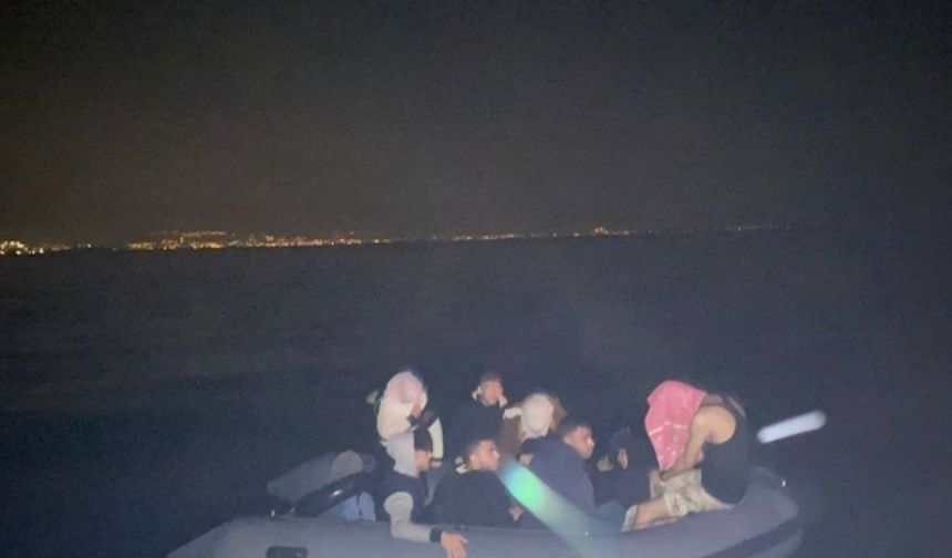 Aydın’da 10 düzensiz göçmen kurtarıldı