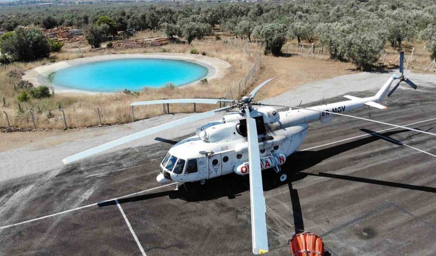 Kazdağları’nı orman yangınlarına karşı ’yarasa helikopter’ koruyacak