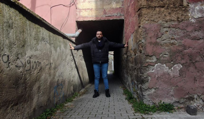 Kayseri’nin en dar sokağı: 138 santim