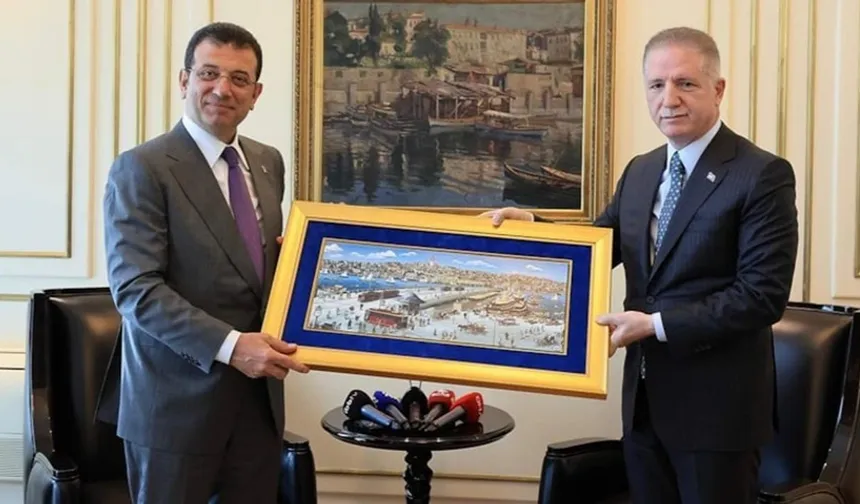 İstanbul Valisi’nden İmamoğlu’na tebrik ziyareti