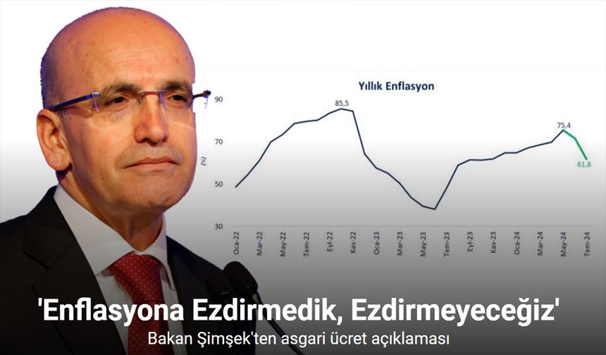 Mehmet Şimşek'ten Asgari Ücret Açıklaması: 'Enflasyona Ezdirmedik, Ezdirmeyeceğiz'