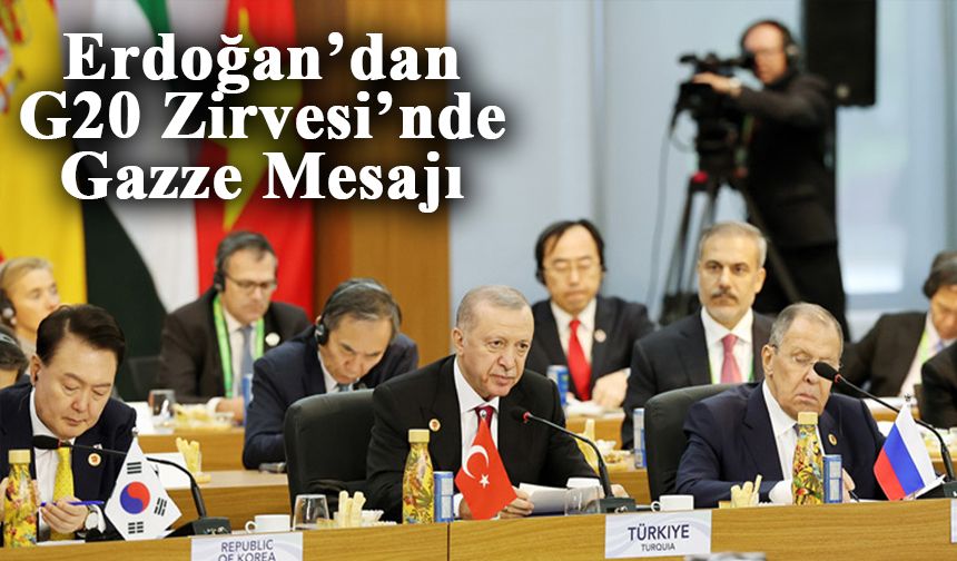 Erdoğan: "Gazze'de kıtlık riski uluslararası sınıflandırmalara göre 'felaket' düzeyine ulaşmıştır"