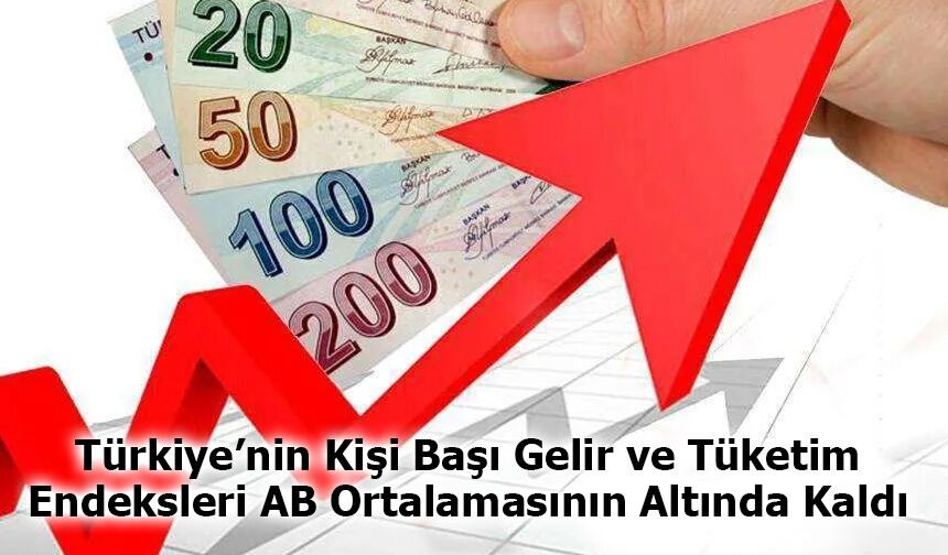 Türkiye’nin Kişi Başı Gelir ve Tüketim Endeksleri AB Ortalamasının Altında Kaldı