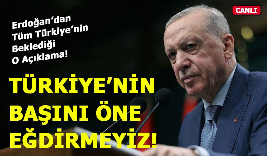 Erdoğan, AK Parti Kızılcahamam Kampında açıklamalarda bulunuyor!