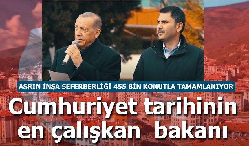 Bakan Kurum’dan Deprem Bölgesine Güçlü Mesaj: “Bu Gurur Türkiye’nin”