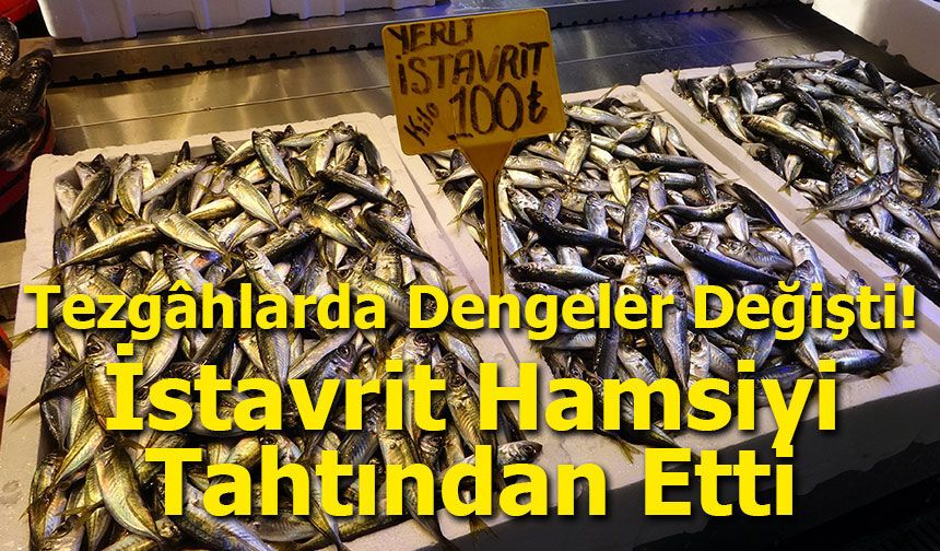 Tezgâhlarda Dengeler Değişti! İstavrit Hamsiyi Tahtından Etti