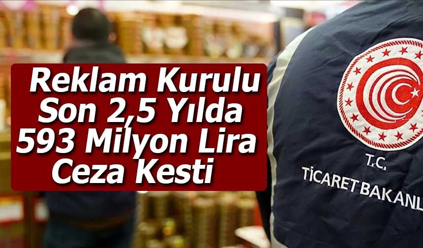 Reklam Kurulu Son 2,5 Yılda 593 Milyon Lira Ceza Kesti