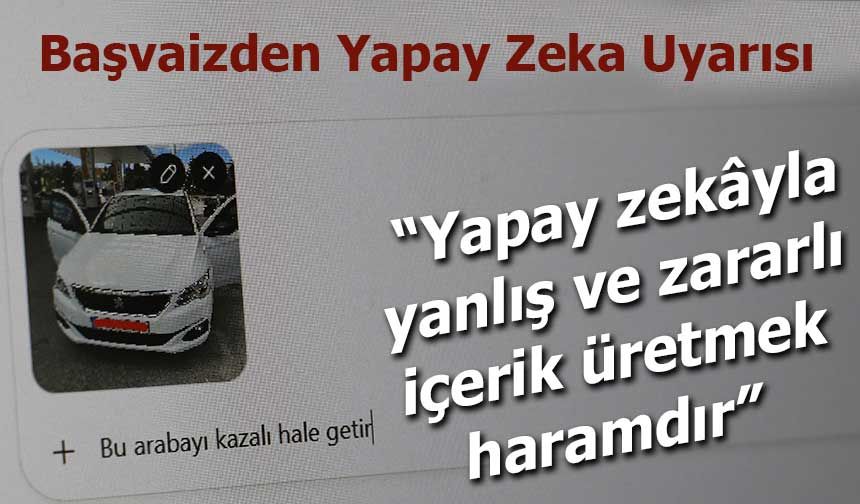 Başvaiz Saffet Bölükbaşı: “Yapay zekâyla yanlış ve zararlı içerik üretmek haramdır”