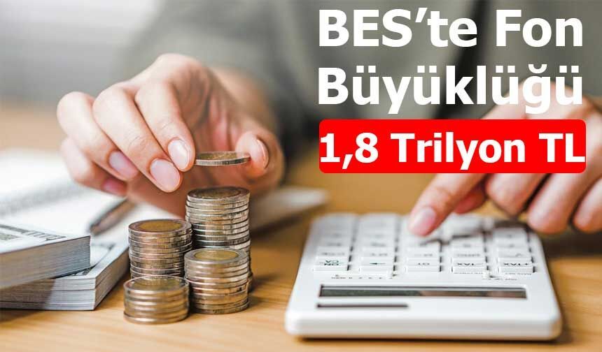 BES’te Fon Büyüklüğü 1,8 Trilyon TL’yi Aştı