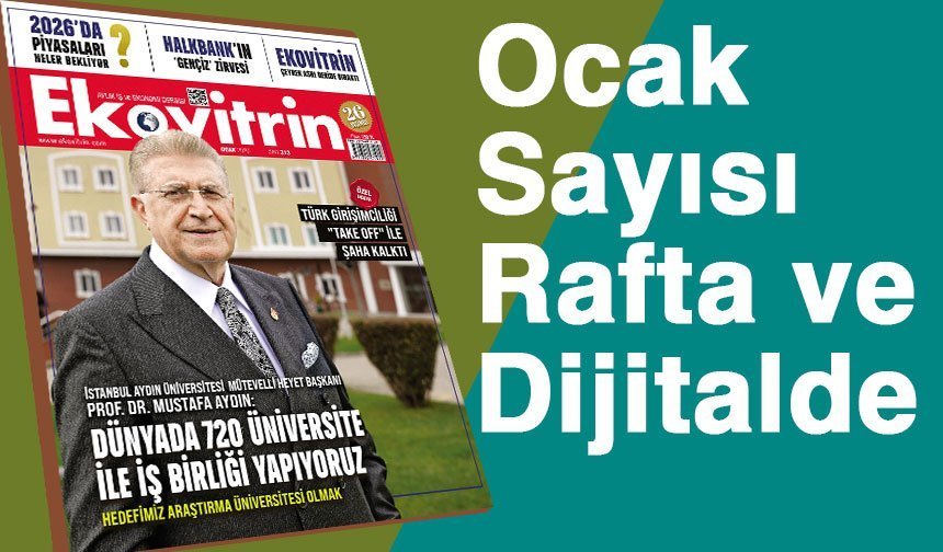 Ekovitrin Dergisi Ocak 2026 Sayısıyla Rafta ve Dijitalde!