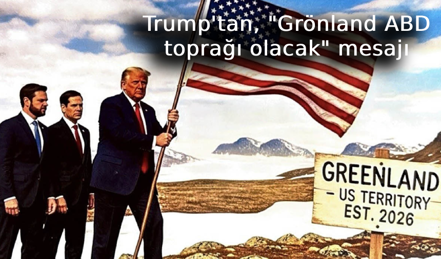 Trump'tan, "Grönland ABD toprağı olacak" mesajı